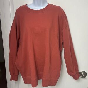 lululemon athletica Red Sweatshirt